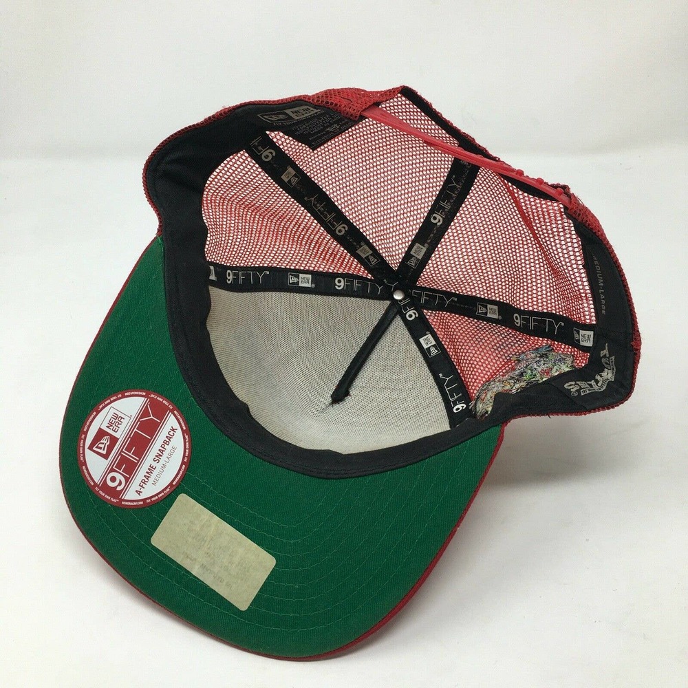 TMNT Cowabunga Pizza Trucker Hat A-Frame Snapback Medium-Large - Picture 5 of 6